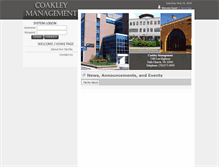 Tablet Screenshot of cjcoakleyproperties.com